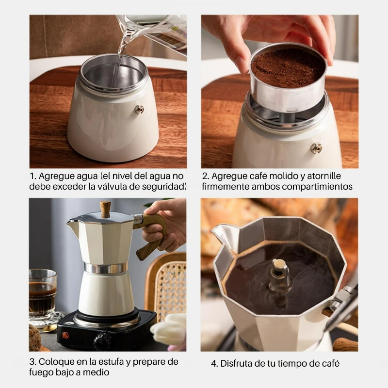 Cafetera Moka de 6 Tazas: El Secreto de un Espresso Perfecto